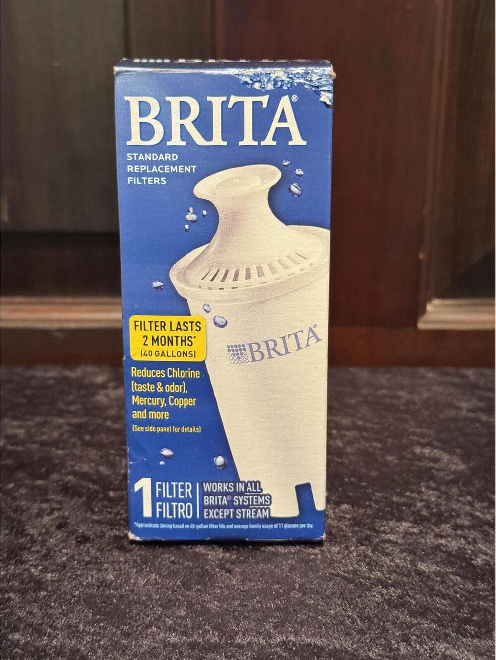 Brita Standard Replacement Water Filter Cartridge - 1 Filter